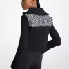 Chaqueta acolchada con logo gráfico y punto