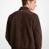 Chaqueta bomber de ante