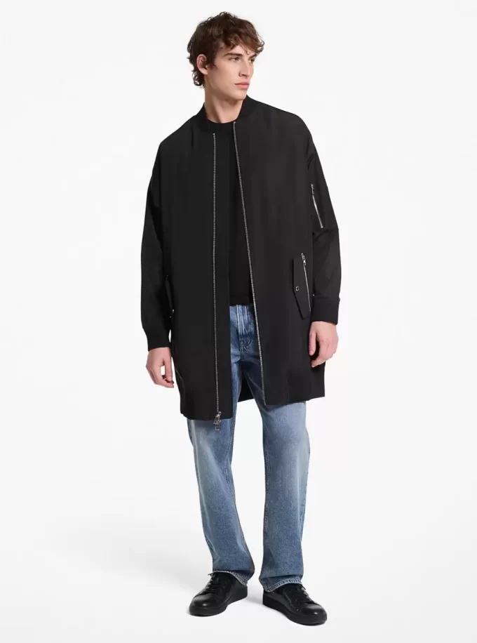 Chaqueta bomber de gran tamaño