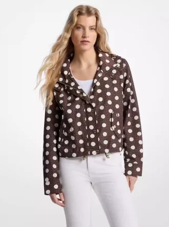 Chaqueta Ciré con logo distintivo y lunares