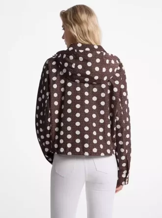 Chaqueta Ciré con logo distintivo y lunares