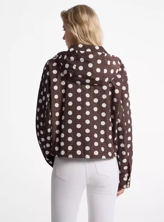 Chaqueta Ciré con logo distintivo y lunares