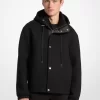 Chaqueta con capucha de mezcla de lana Chaqueta con capucha de mezcla de lana