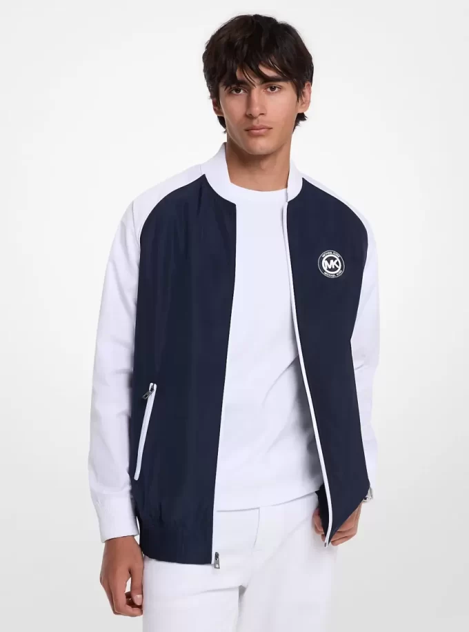 Chaqueta cortavientos con logo Charm