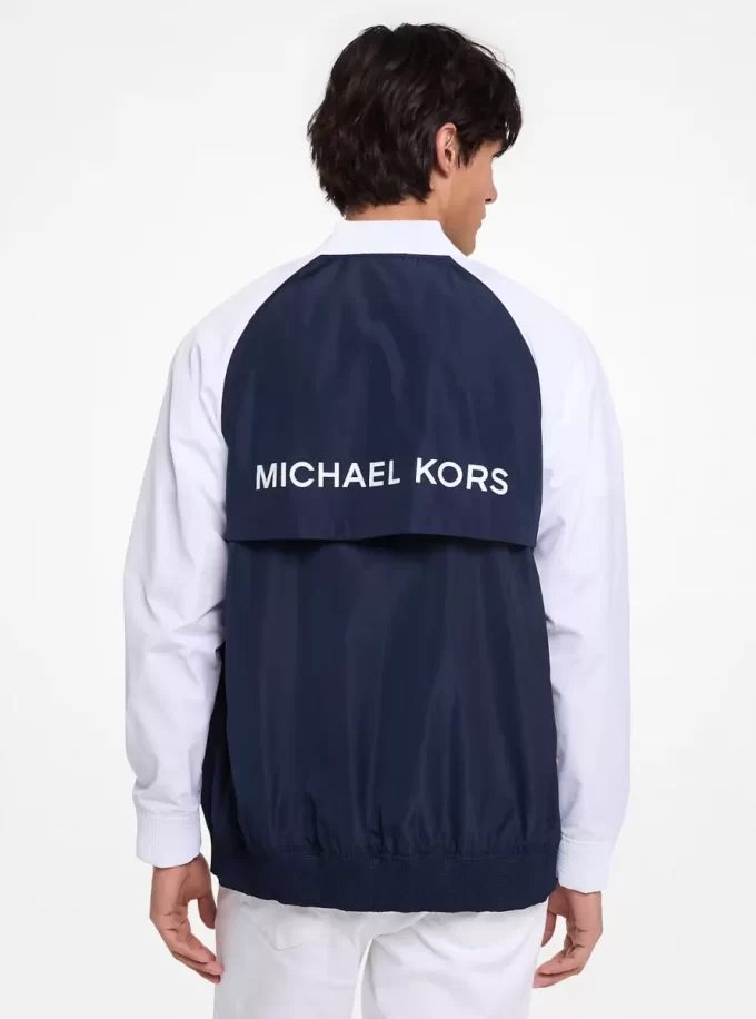 Chaqueta cortavientos con logo Charm