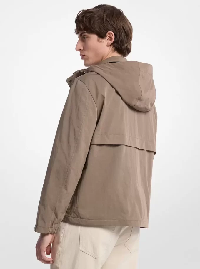 Chaqueta cortavientos de sarga de nailon Chaqueta cortavientos de sarga de nailon