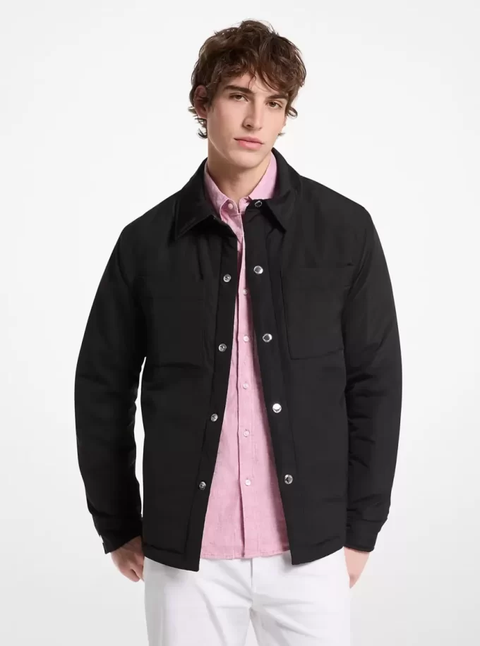 Chaqueta de camisa tejida Chaqueta de camisa tejida