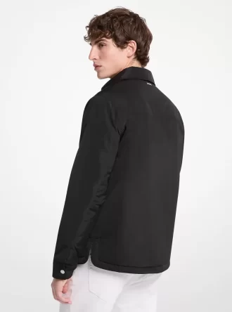 Chaqueta de camisa tejida
