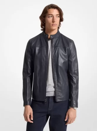 Chaqueta de cuero de carreras