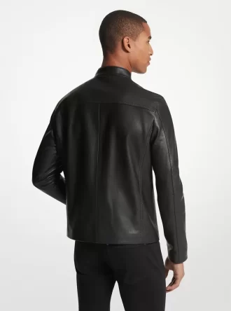 Chaqueta de cuero de carreras