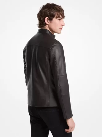 Chaqueta de cuero de carreras