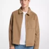 Chaqueta de franela de punto doble