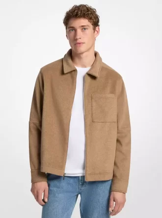 Chaqueta de franela de punto doble