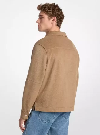 Chaqueta de franela de punto doble