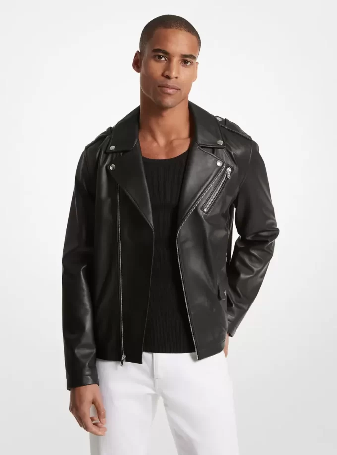 Chaqueta de moto de cuero Chaqueta de moto de cuero