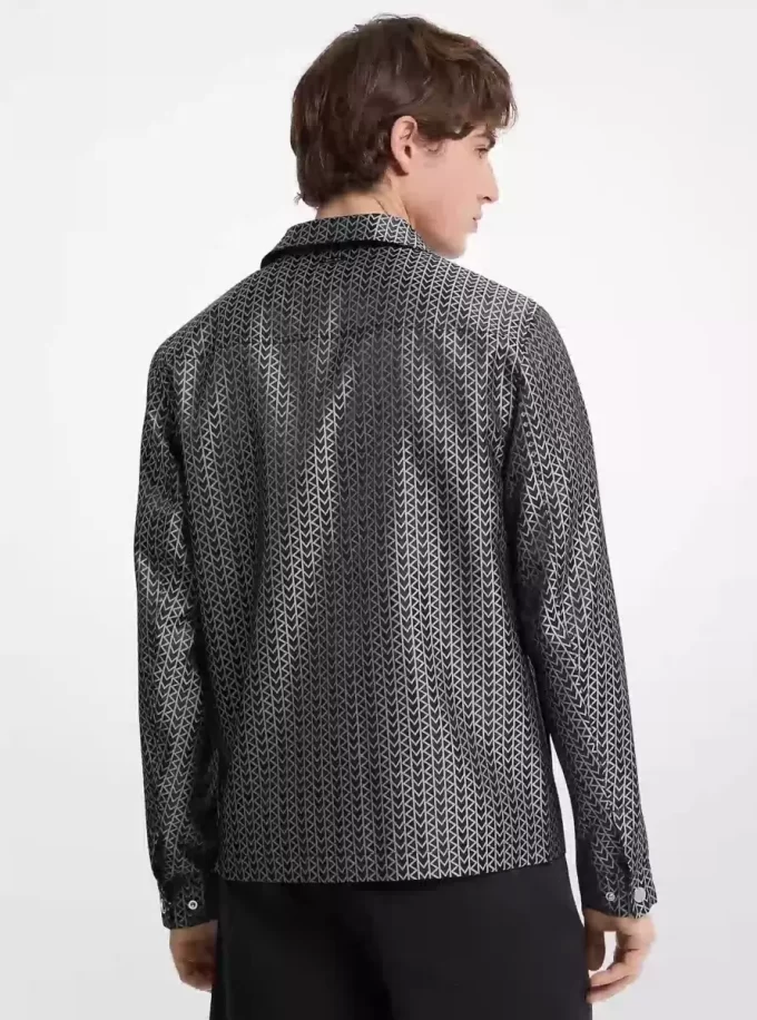 Chaqueta jacquard con el logo MK2000 Chaqueta jacquard con el logo MK2000