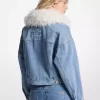 Chaqueta vaquera con cuello de piel sintética Chaqueta vaquera con cuello de piel sintética