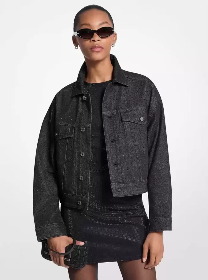 Chaqueta vaquera con tachuelas Chaqueta vaquera con tachuelas