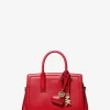 Charm para bolso de cuero con forma de corazón hinchado