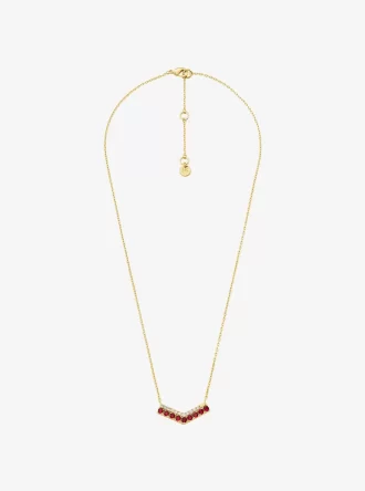 Collar Chevron con pavé de dos tonos Collar Chevron con pavé de dos tonos