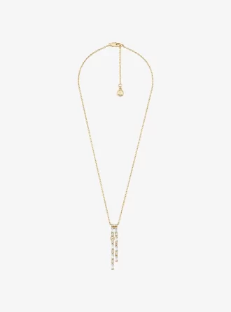 Collar colgante Pavé Baguette