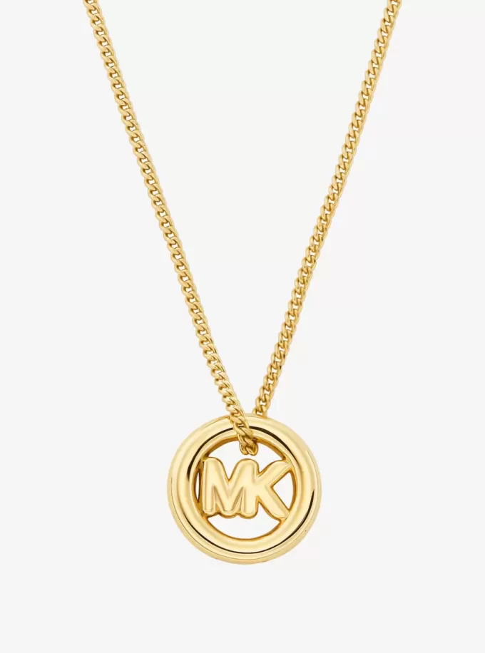 Collar con dije de logo