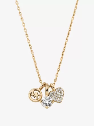 Collar con dije pavé