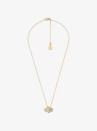Collar con dije pavé