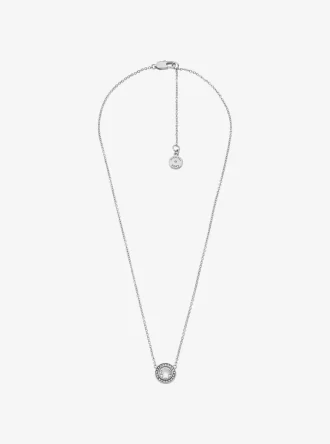 Collar con halo pavé