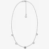 Collar con logotipo engastado en pavé Collar con logotipo engastado en pavé