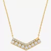 Collar de chevrón pavé