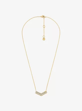 Collar de chevrón pavé