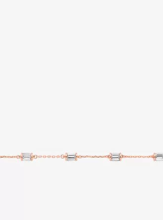 Collar de circonita cúbica