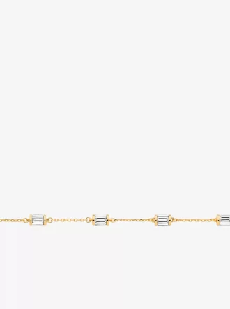 Collar de circonita cúbica