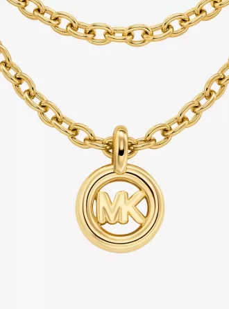 Collar de eslabones con dije MK Pop