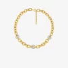 Collar de eslabones con dije Pavé MK Pop