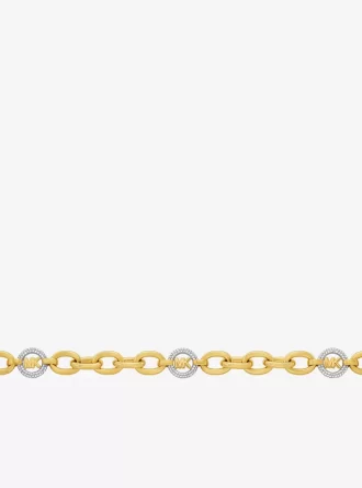 Collar de eslabones con dije Pavé MK Pop