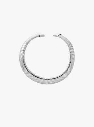 Collar de latón bañado en metal precioso