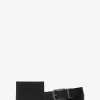 Conjunto de regalo de cartera y cinturón con logotipo de la marca Conjunto de regalo de cartera y cinturón con logotipo de la marca