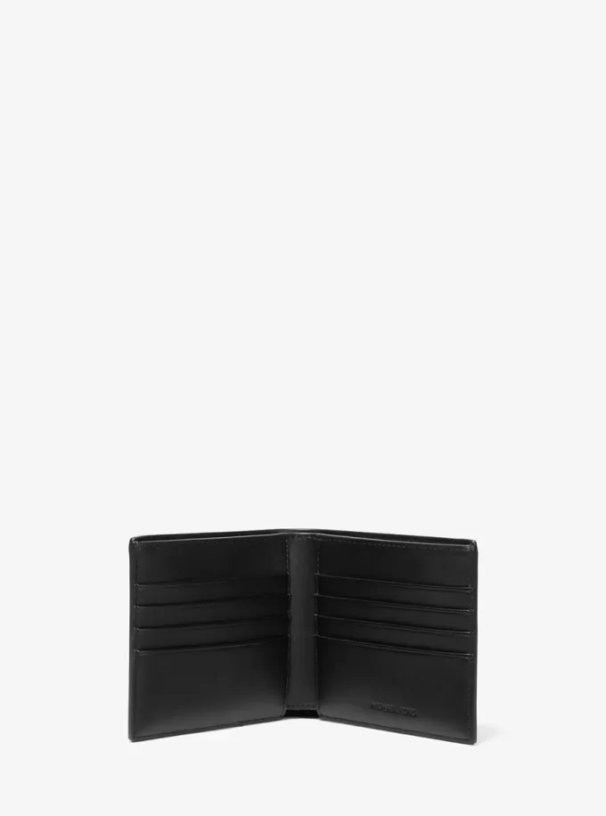 Conjunto de regalo de cartera y cinturón con logotipo de la marca Conjunto de regalo de cartera y cinturón con logotipo de la marca