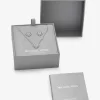 Conjunto de regalo de collar y pendientes con forma de corazón pavé en plata de ley chapada en metal precioso Conjunto de regalo de collar y pendientes con forma de corazón pavé en plata de ley chapada en metal precioso