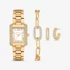 Conjunto de regalo de reloj y joyas Petite Emery en tono dorado