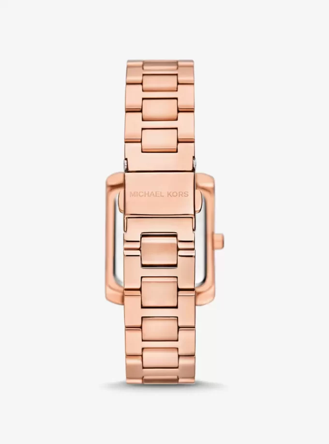 Conjunto de regalo de reloj y joyas Petite Emery en tono oro rosa Conjunto de regalo de reloj y joyas Petite Emery en tono oro rosa