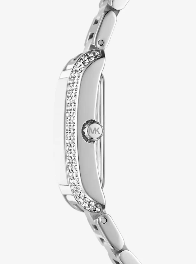 Conjunto de regalo de reloj y joyas Petite Emery en tono plateado Conjunto de regalo de reloj y joyas Petite Emery en tono plateado