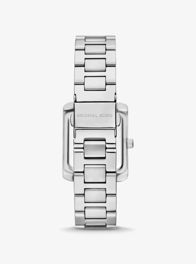 Conjunto de regalo de reloj y joyas Petite Emery en tono plateado Conjunto de regalo de reloj y joyas Petite Emery en tono plateado