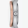 Conjunto de regalo de reloj y pulsera deslizante bicolor Lexington Pavé