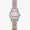 Conjunto de regalo de reloj y pulsera deslizante bicolor Lexington Pavé