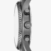 Conjunto de regalo de reloj y pulsera Lexington Gunmetal de gran tamaño