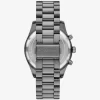 Conjunto de regalo de reloj y pulsera Lexington Gunmetal de gran tamaño