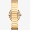 Conjunto de regalo de reloj y pulsera Mini Sylvia Pavé en tono dorado Conjunto de regalo de reloj y pulsera Mini Sylvia Pavé en tono dorado